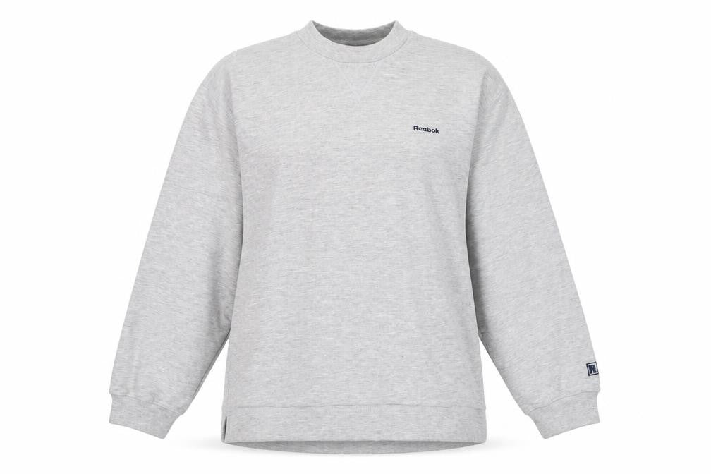 Unisex Adults UK Size 12 Reebok Grey Pullover Sweatshirt