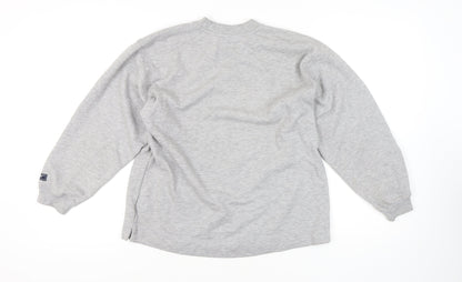 Reebok Grey Unisex Pullover Sweatshirt Size 12