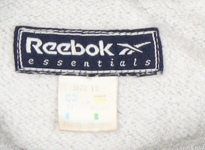 Reebok Grey Unisex Pullover Sweatshirt Size 12