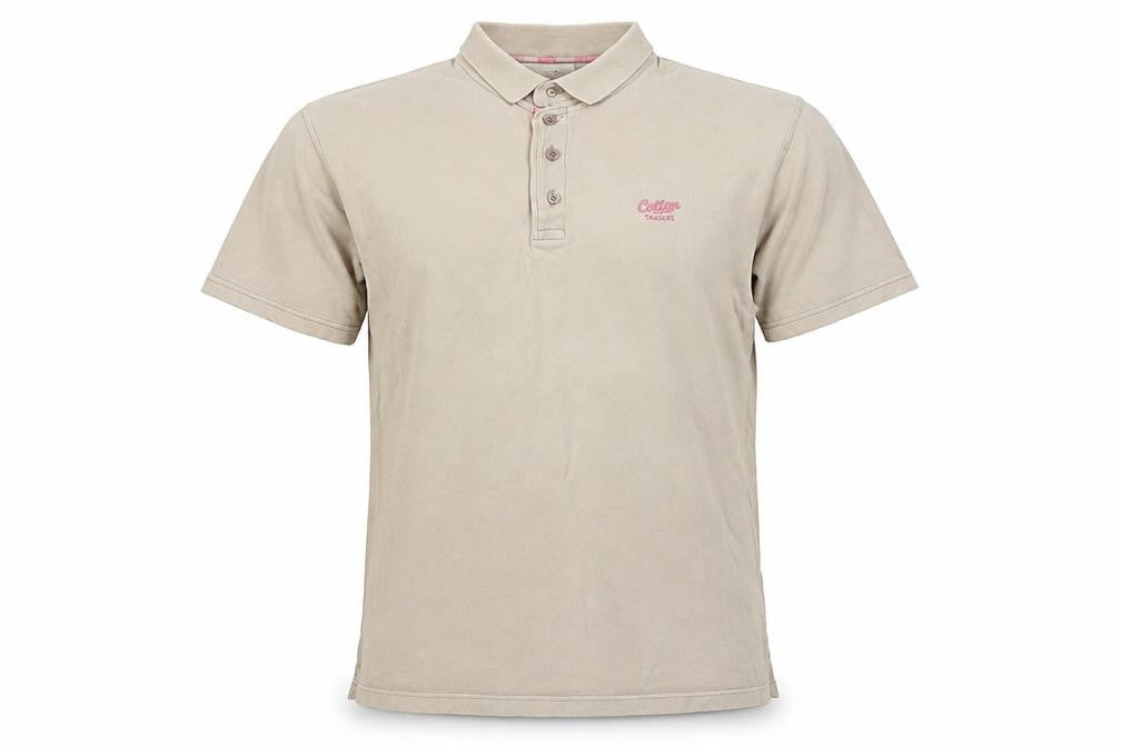 Mens UK Size L Cotton Traders Cotton Polo Shirt