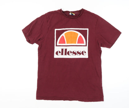 Mens UK Size S ellesse Red  T-Shirt