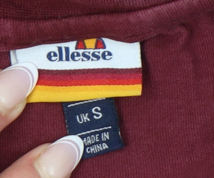 Mens UK Size S ellesse Red  T-Shirt