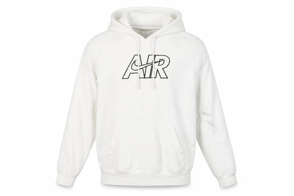 Mens UK Size XS Nike White Pullover Hoodie