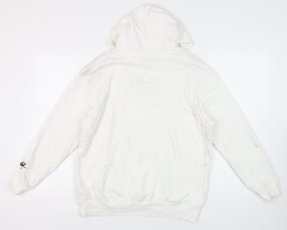 Mens UK Size XS Nike White Pullover Hoodie