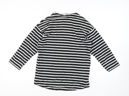 Womens UK Size XS Kin Black Basic T-Shirt
