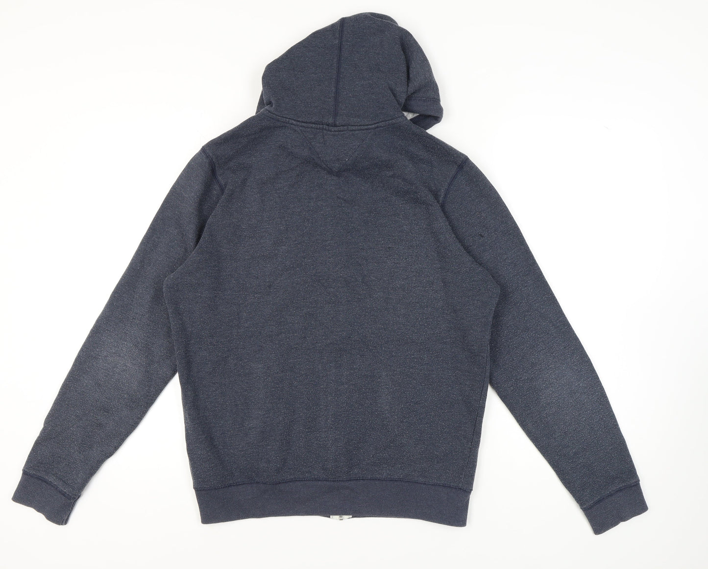 Tommy Jeans Men's Blue Zip Hoodie, Medium, Regular Fit