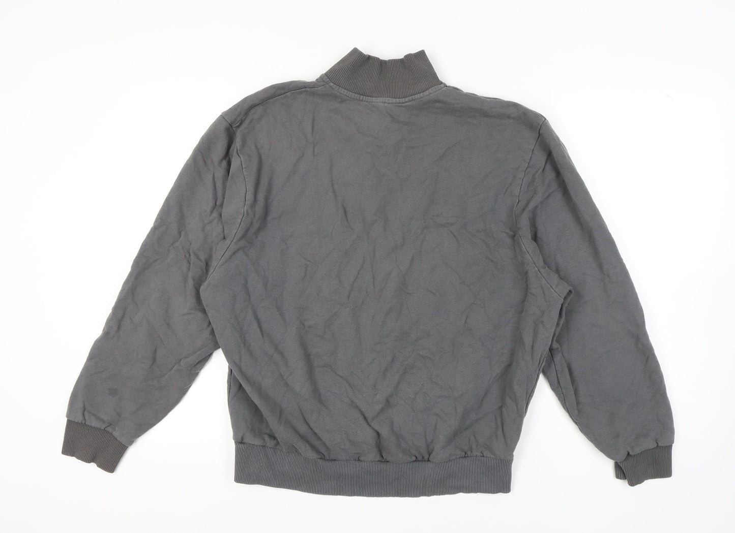 Mens UK Size XL COLLUSION Grey Full Zip Sweatshirt