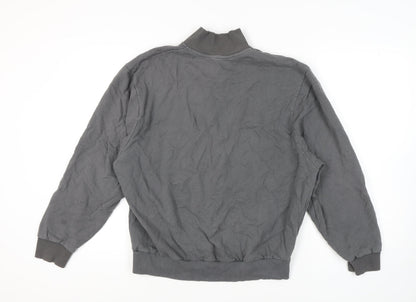 Mens UK Size XL COLLUSION Grey Full Zip Sweatshirt