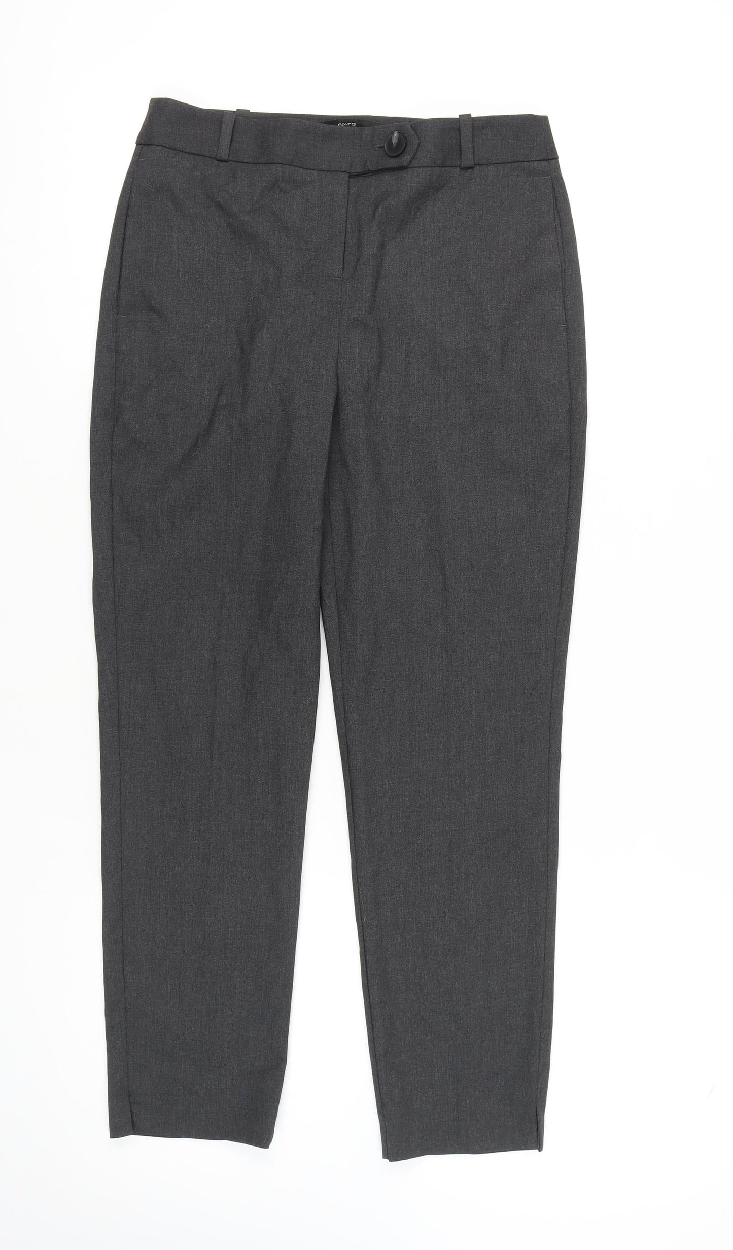 Womens UK Size 8 NEXT Regular Fit Business Formal Workwear Grey Trousers