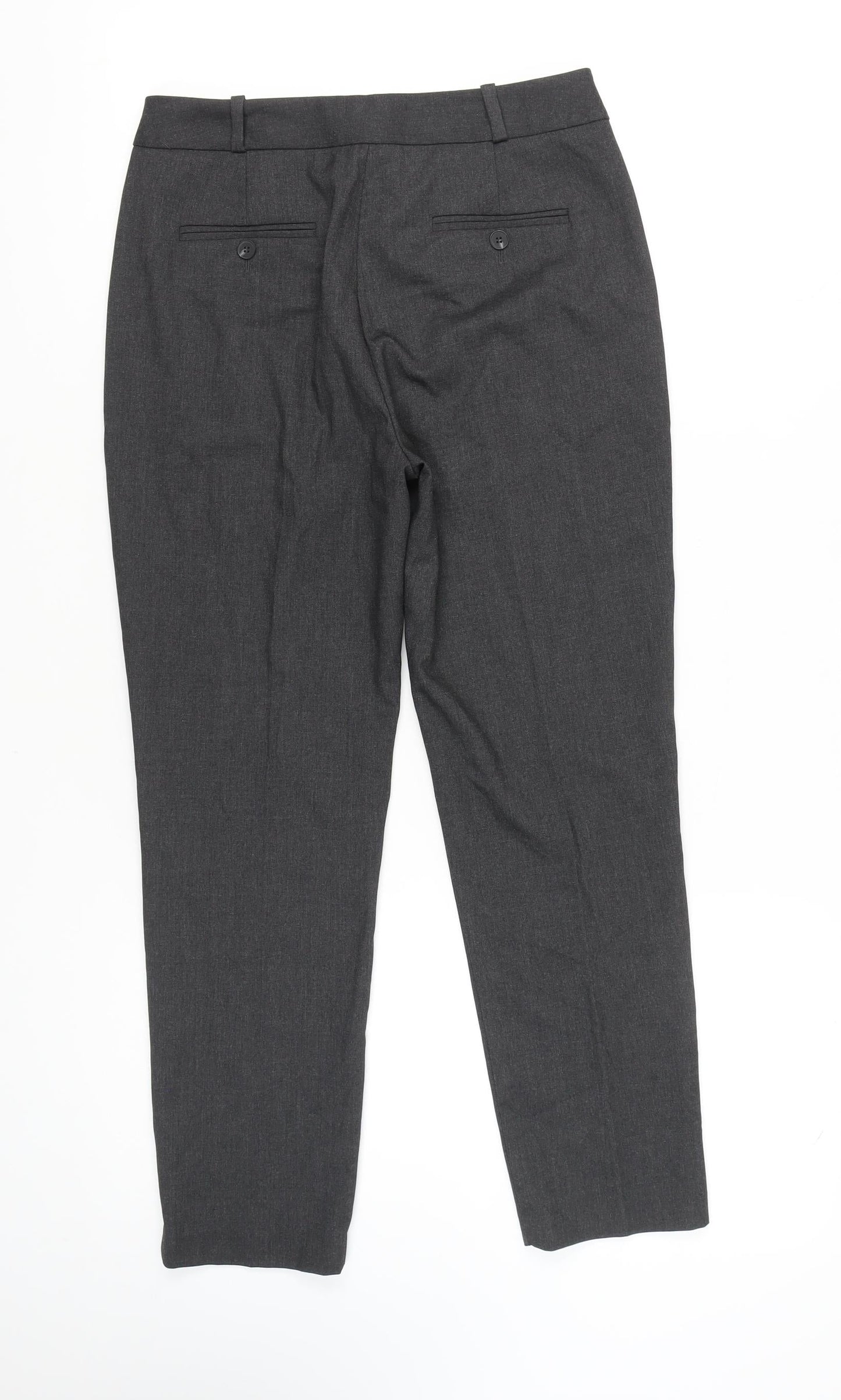 Womens UK Size 8 NEXT Regular Fit Business Formal Workwear Grey Trousers