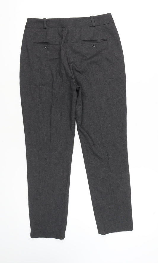Womens UK Size 8 NEXT Regular Fit Business Formal Workwear Grey Trousers