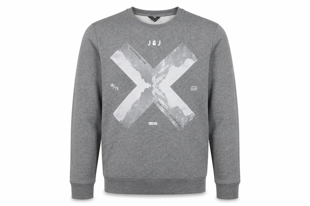Mens UK Size M JACK & JONES Grey Pullover Sweatshirt