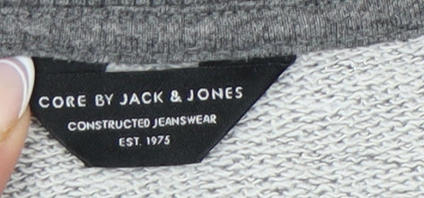 Mens UK Size M JACK & JONES Grey Pullover Sweatshirt