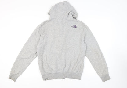 The North Face Men's Grey Full Zip Hoodie - Size S