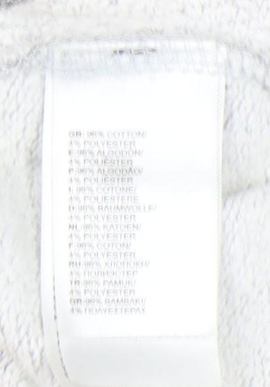 The North Face Men's Grey Full Zip Hoodie - Size S