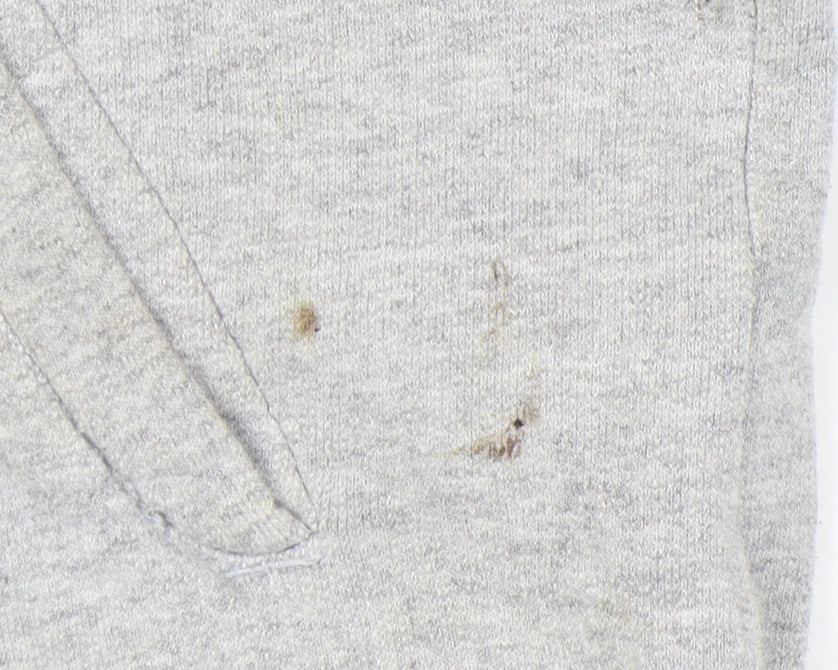 The North Face Men's Grey Full Zip Hoodie - Size S