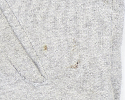 The North Face Men's Grey Full Zip Hoodie - Size S