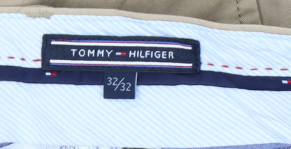 Tommy Hilfiger Men's Beige Chino Trousers Size 32/32