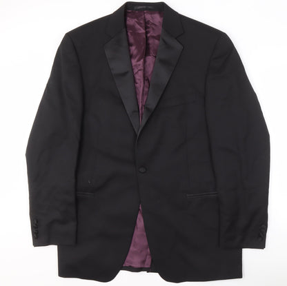 Mens UK Size 42 Unbranded Regular Black Suit Tuxedo