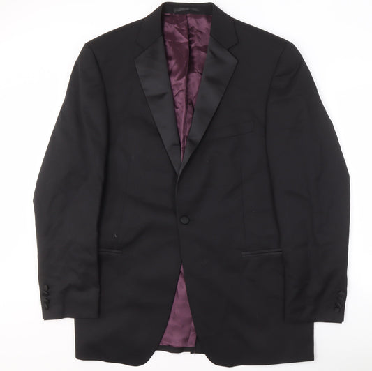 Mens UK Size 42 Unbranded Regular Black Suit Tuxedo