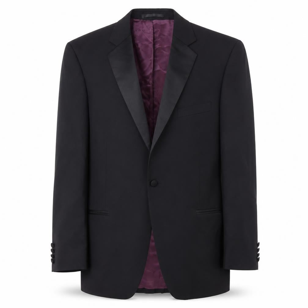 Mens UK Size 42 Unbranded Regular Black Suit Tuxedo