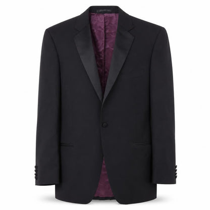 Mens UK Size 42 Unbranded Regular Black Suit Tuxedo