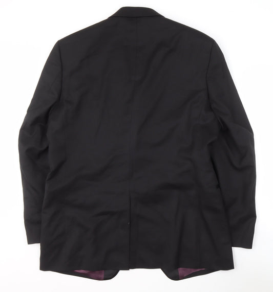 Mens UK Size 42 Unbranded Regular Black Suit Tuxedo