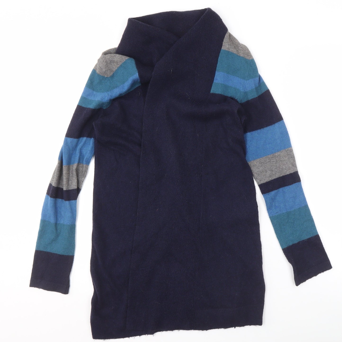 Womens UK Size 8 John Lewis Blue Cardigan Jumper