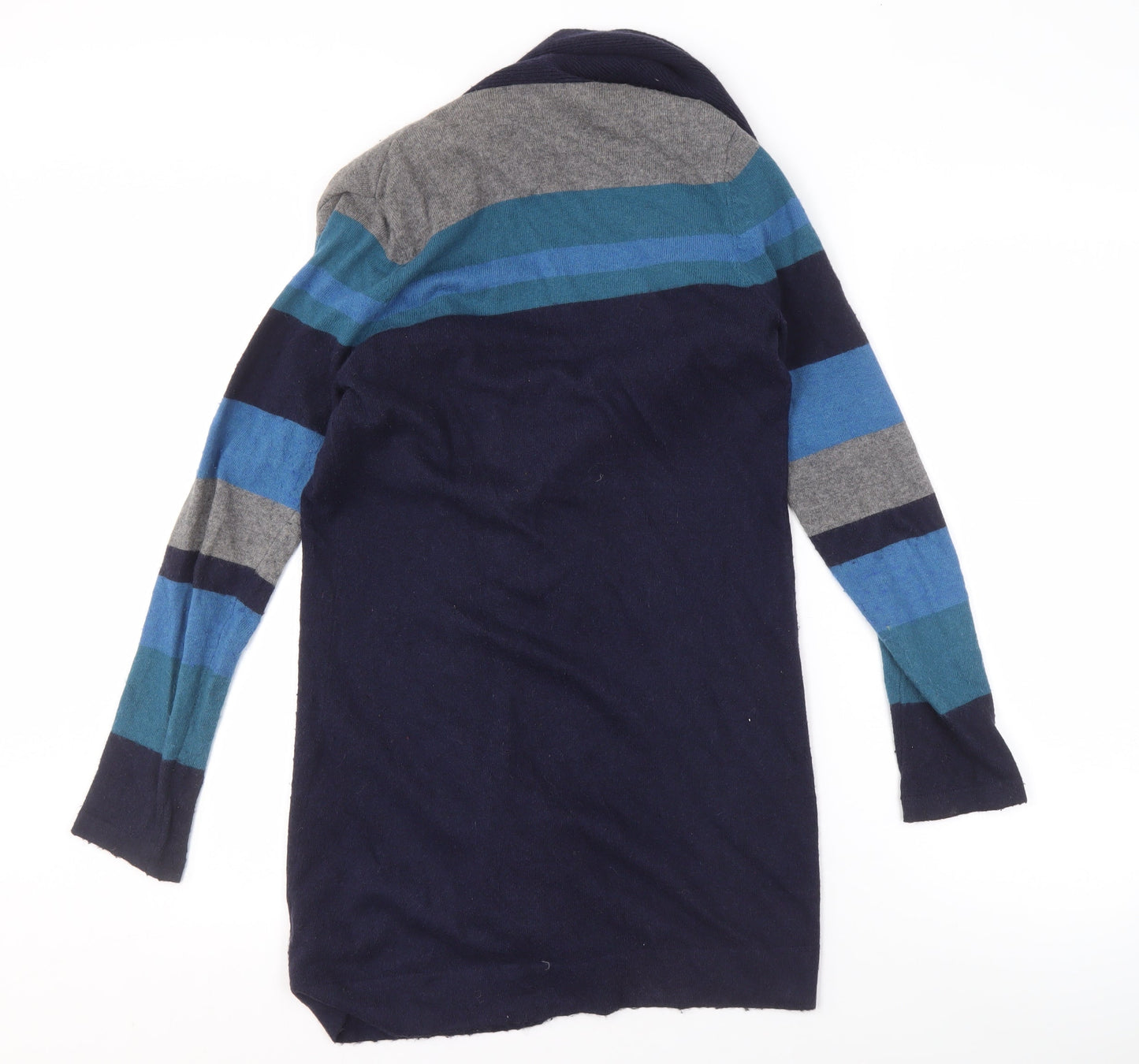 Womens UK Size 8 John Lewis Blue Cardigan Jumper