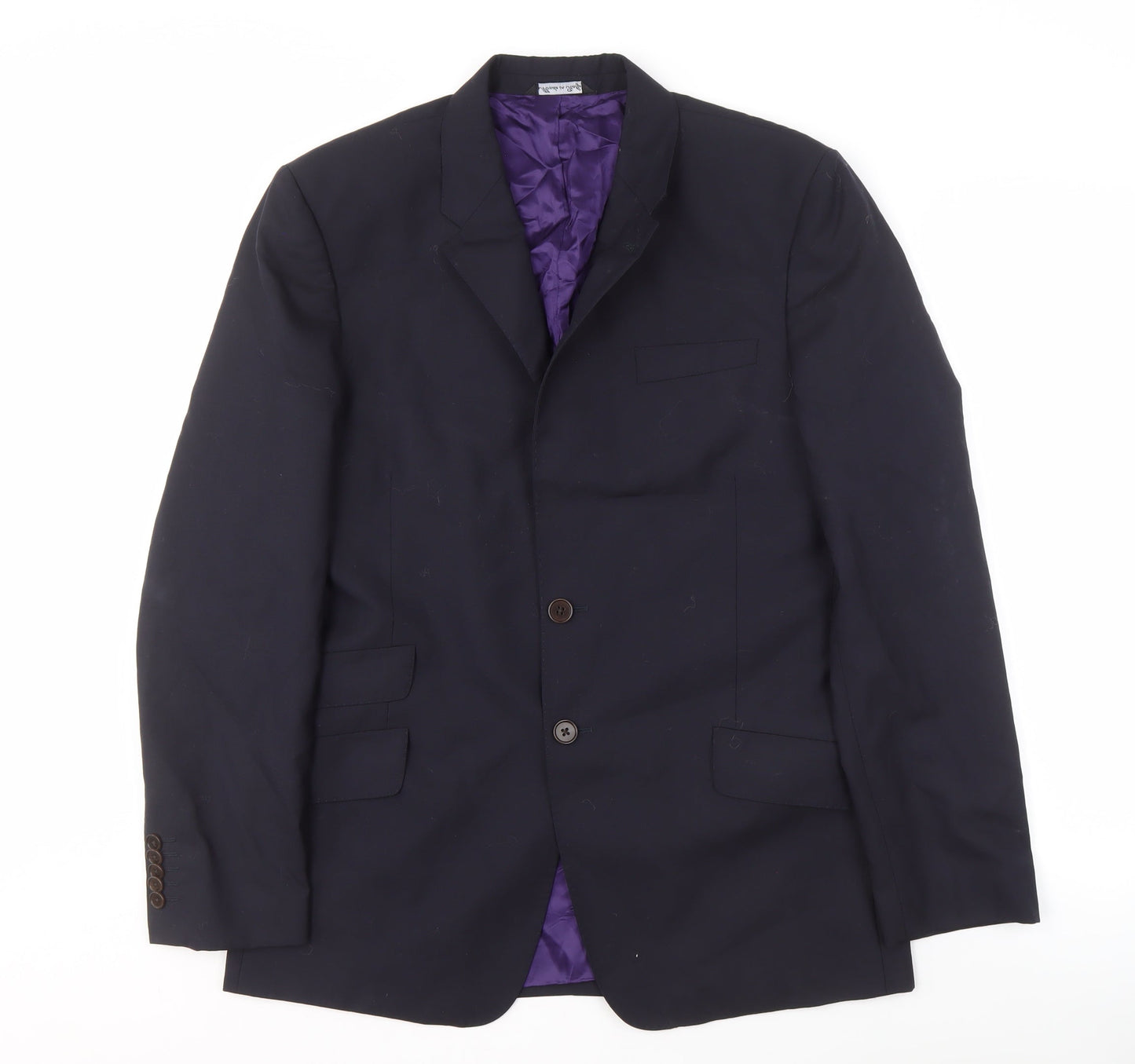 Mens UK Size 40 Unknown Regular Blue Suit Jacket