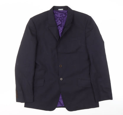 Mens UK Size 40 Unknown Regular Blue Suit Jacket