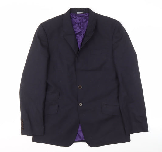 Mens UK Size 40 Unknown Regular Blue Suit Jacket