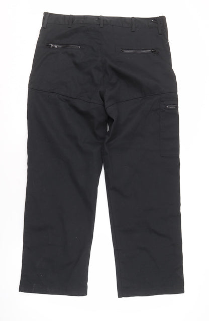 Dickies Men's Black Cargo Trousers 34R Regular Fit