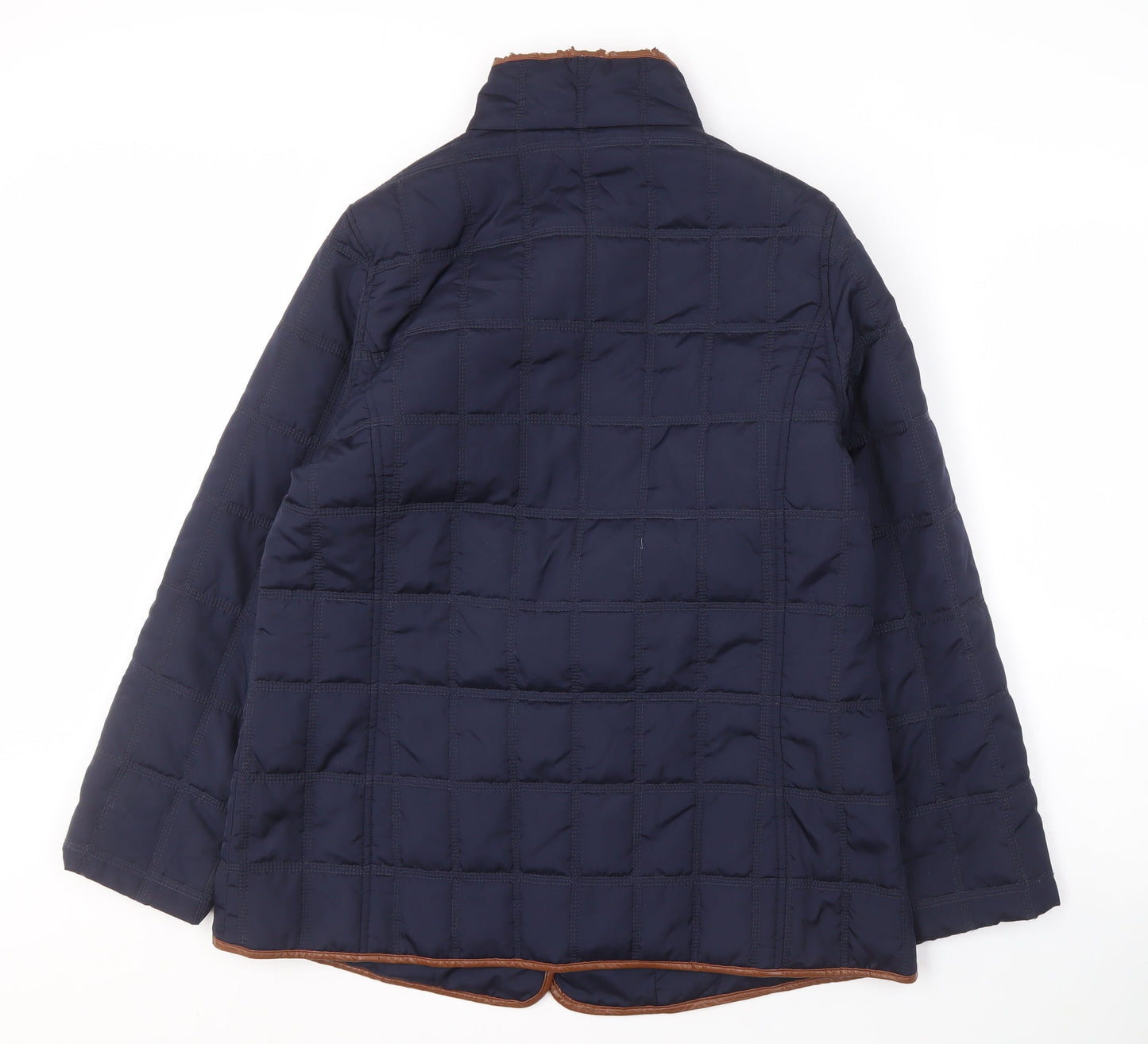 Womens UK Size 14 Alexara Blue Quilted Coat