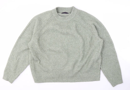 Womens UK Size XL Marks and Spencer Green Pullover Jumper