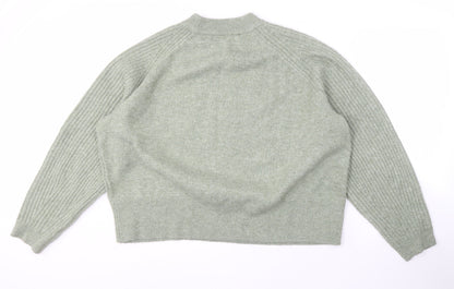 Womens UK Size XL Marks and Spencer Green Pullover Jumper