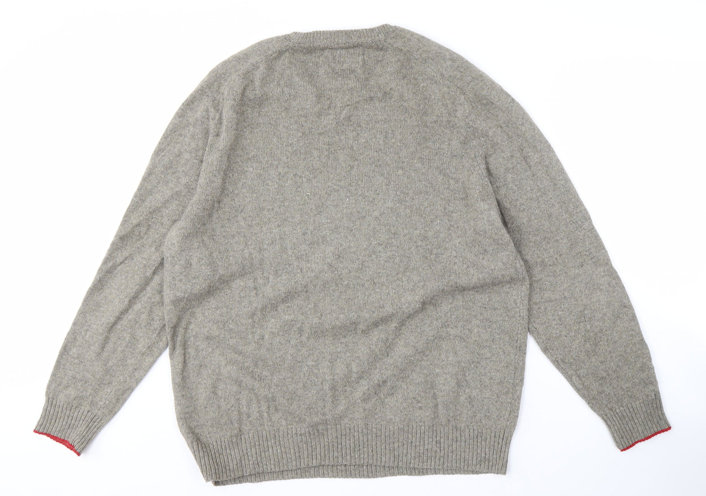American Eagle Men's Grey XL Pullover Jumper