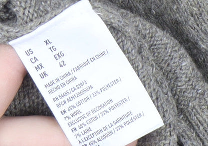 American Eagle Men's Grey XL Pullover Jumper