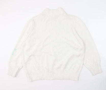 Womens UK Size XL NEXT White Pullover Jumper