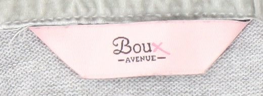 Boux Avenue Women Grey Hoodie Size M Pullover Style