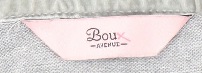 Boux Avenue Women Grey Hoodie Size M Pullover Style