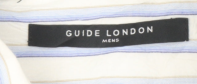 Guide London Men's XL Striped Shirt Multicoloured