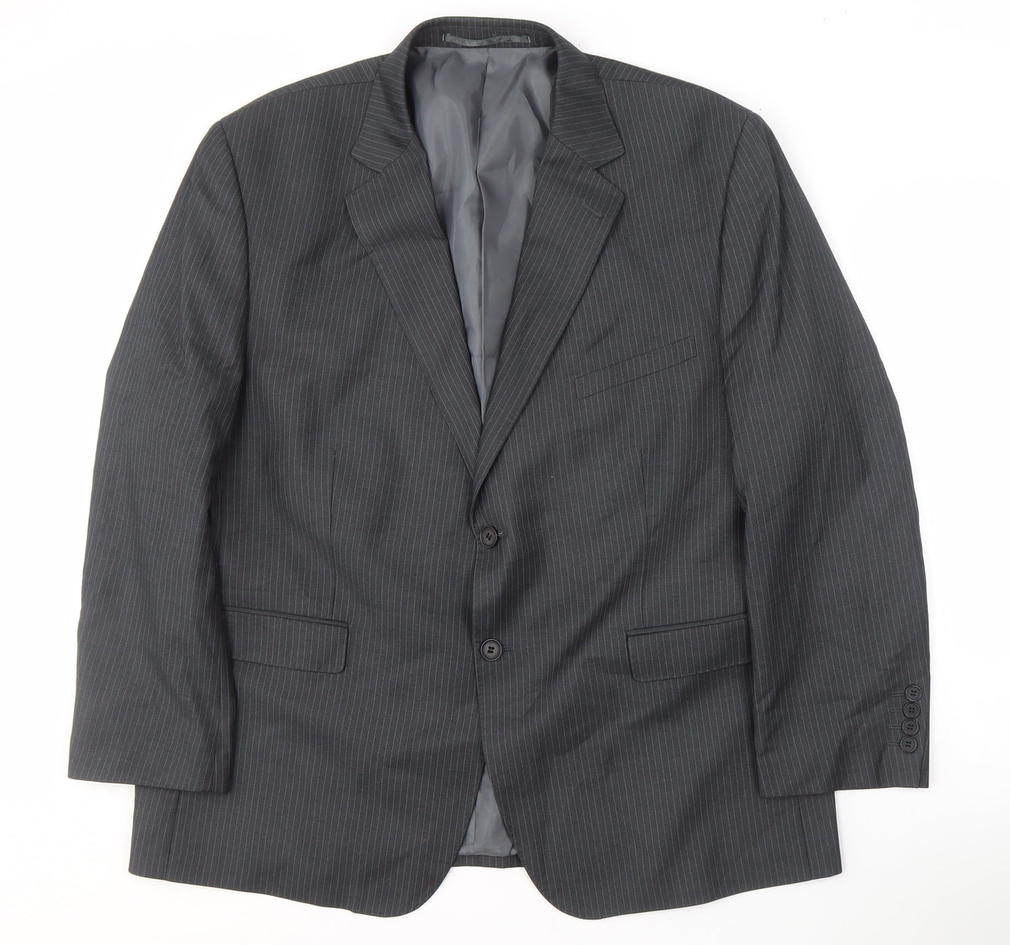 Mens UK Size 46 The Major Oak Clothing Company Regular Grey Suit Jacket