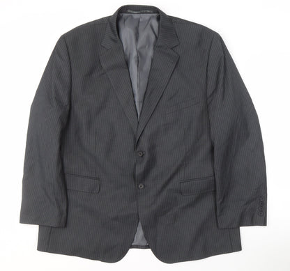 Mens UK Size 46 The Major Oak Clothing Company Regular Grey Suit Jacket