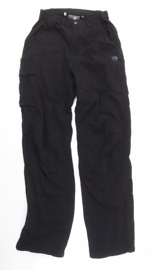 Karrimor Unisex Black Walking Trousers S, Nylon