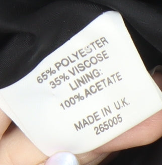 Wallis Women’s Grey Blazer, Size 14, Elegant Four-Button