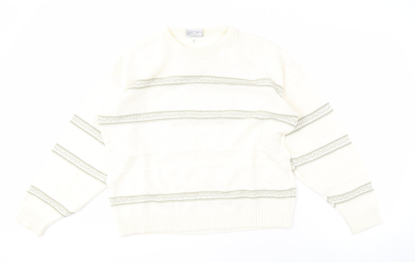 Greenwoods Men's Ivory XL Pullover Jumper