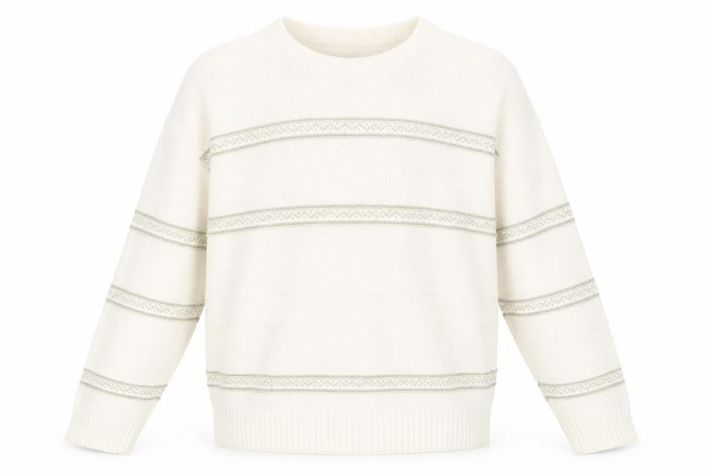 Mens UK Size XL Greenwoods Ivory Pullover Jumper
