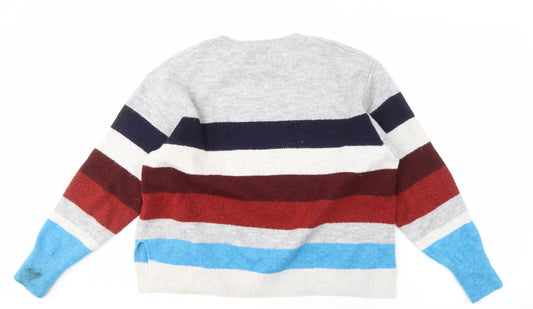 River Island Men's Multicoloured M Striped Pullover Jumper