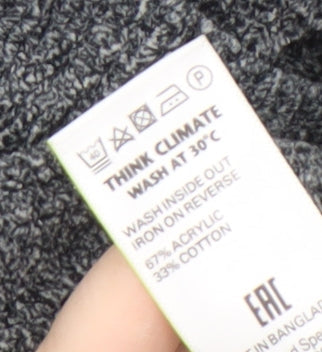 Marks and Spencer Men's Grey Pullover Jumper, M